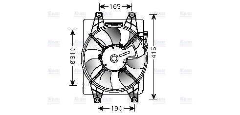 AVA Radiator Fan HY7523