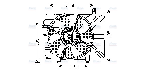 AVA Radiator Fan HY7526