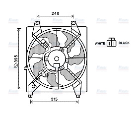 AVA Radiator Fan HY7528