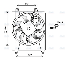 AVA Radiator Fan HY7535