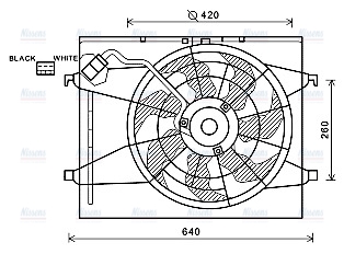 AVA Radiator Fan HY7539