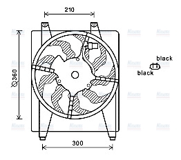 AVA Radiator Fan HY7544