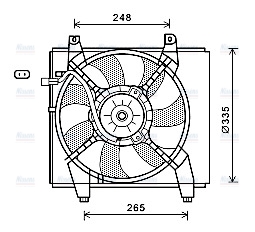 AVA Radiator Fan HY7547