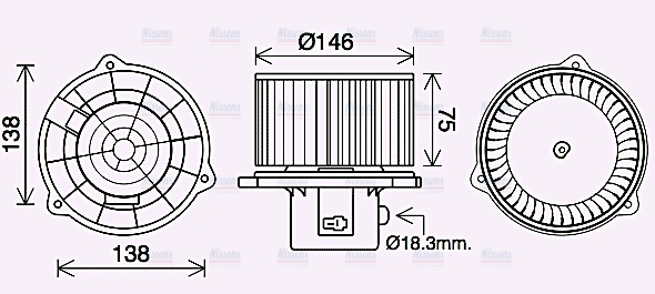 AVA Blower Fan HY8462