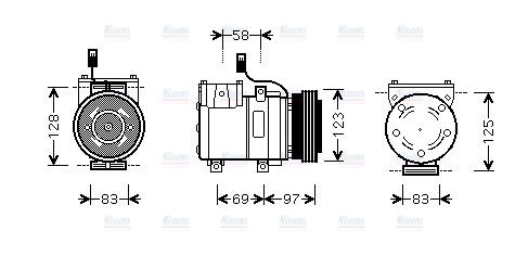 AVA Aircon Compressor HYAK198