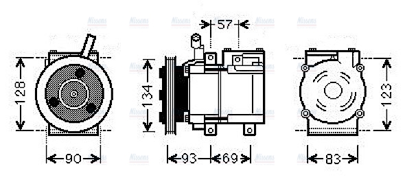 AVA Aircon Compressor HYAK264