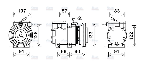 AVA Aircon Compressor HYAK287