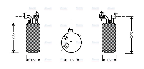 AVA Aircon Receiver Dryer Filter HYD067