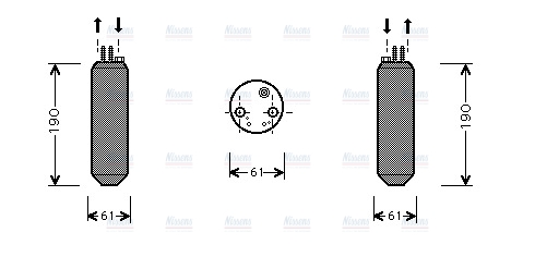 AVA Aircon Receiver Dryer Filter HYD080