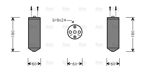 AVA Aircon Receiver Dryer Filter ISD029