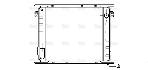 AVA Coolant Radiator IV2009