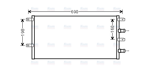 AVA Coolant Radiator IV2131