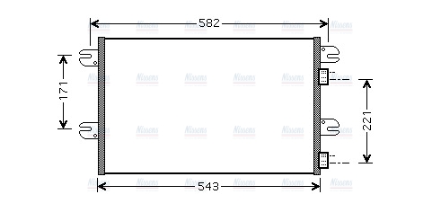 AVA Aircon Condenser IV5063