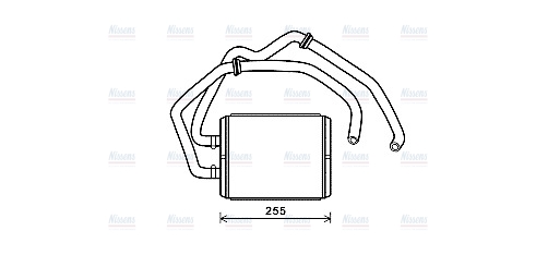 AVA Heater Core IV6104