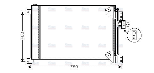 AVA Aircon Condenser IVA5081D