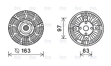 AVA Fan clutch IVC108
