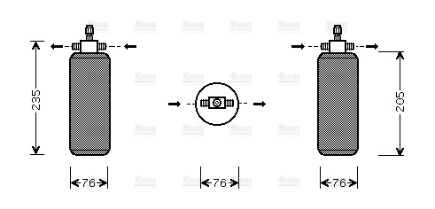 AVA Aircon Receiver Dryer Filter IVD051