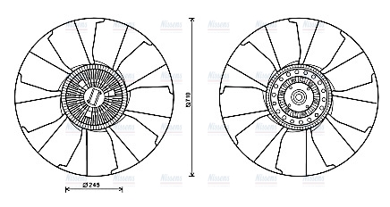 AVA Fan clutch IVF118