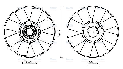 AVA Fan clutch IVF124