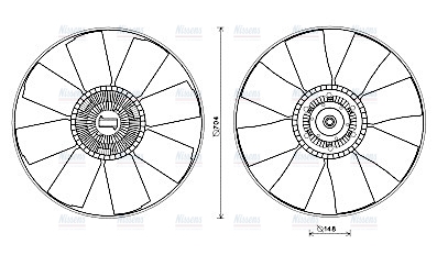 AVA Fan clutch IVF130