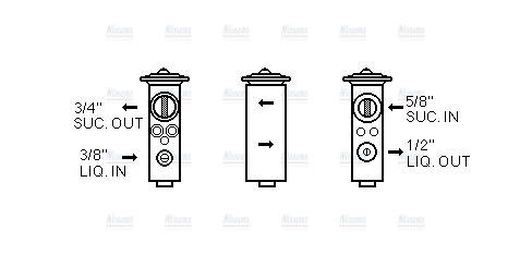 AVA Aircon Expansion valve JD1029