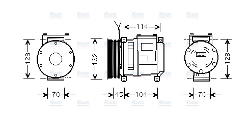 AVA Aircon Compressor JDAK001