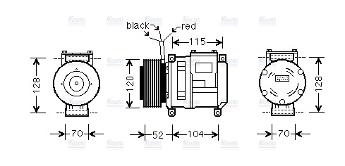AVA Aircon Compressor JDAK002