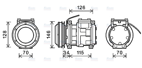 AVA Aircon Compressor JDAK012