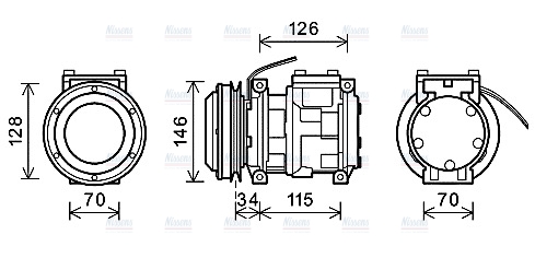 AVA Aircon Compressor JDAK015