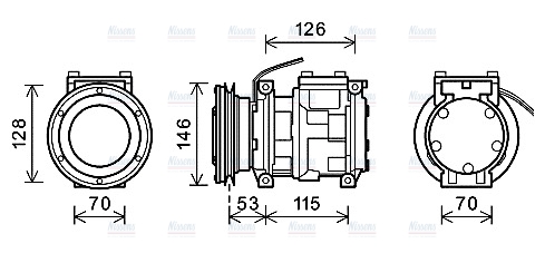 AVA Aircon Compressor JDAK016
