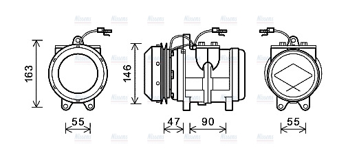 AVA Aircon Compressor JDAK017