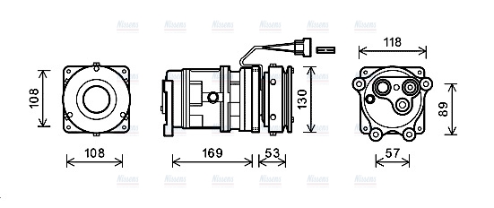 AVA Aircon Compressor JDAK019