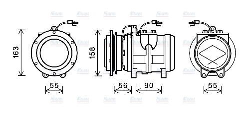 AVA Aircon Compressor JDAK021