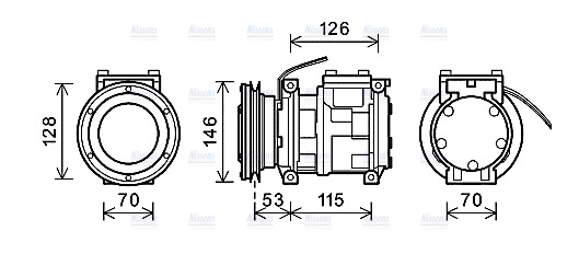 AVA Aircon Compressor JDAK025