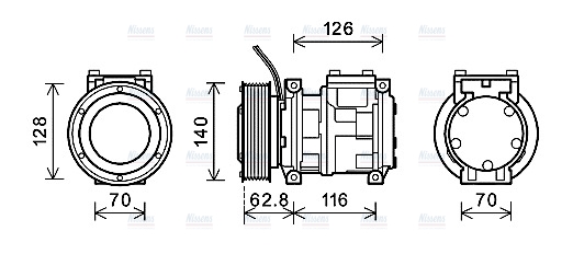 AVA Aircon Compressor JDAK026
