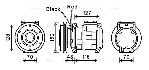 AVA Aircon Compressor JDAK028