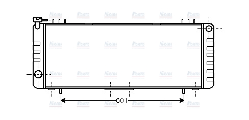 AVA Coolant Radiator JE2001