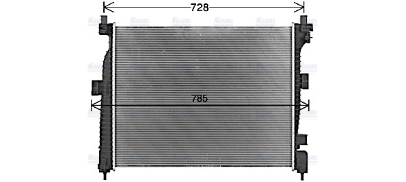 AVA Coolant Radiator JE2088
