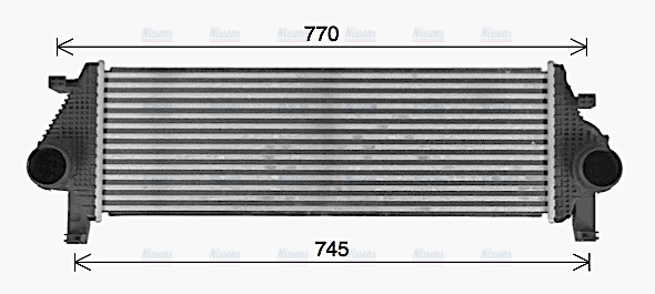 AVA Charge Air Intercooler JE4083
