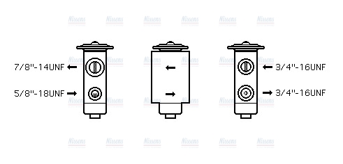 AVA Aircon Expansion valve JR1038