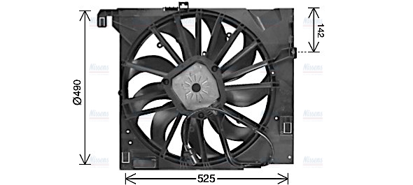 AVA Radiator Fan JR7502