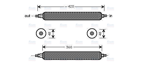 AVA Aircon Receiver Dryer Filter JRD003