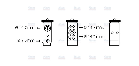 AVA Aircon Expansion valve KA1186