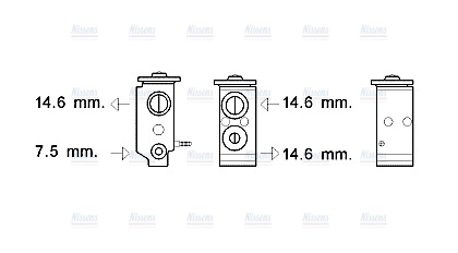 AVA Aircon Expansion Valve KA1277