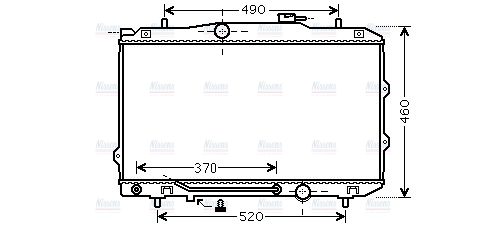 AVA Coolant Radiator KA2120