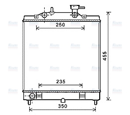 AVA Coolant Radiator KA2182