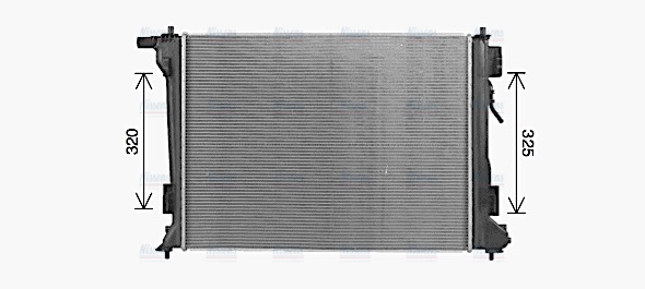 AVA Coolant Radiator KA2318