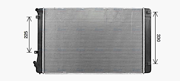 AVA Coolant Radiator KA2332