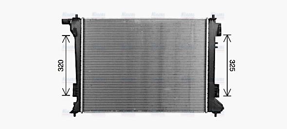 AVA Coolant Radiator KA2334
