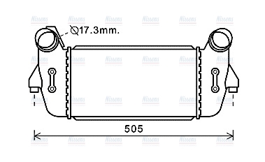 AVA Charge Air Intercooler KA4213